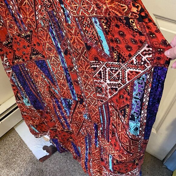 Women Bohemian Maxi Dress M Sexy Cut Out Babydoll Cottagecore Romantic Coastal - Picture 7 of 14